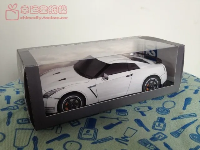 Супер спортивный автомобиль GTR 3D бумажная модель Сделай Сам форма ручной работы |