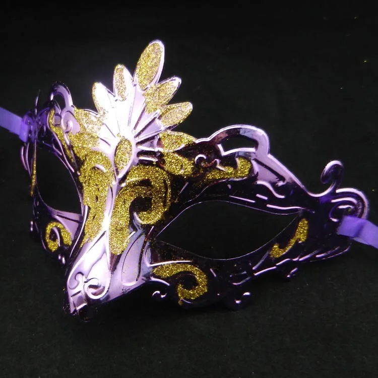 Цветной рисунок или узор покрытие маленький Павлин Маска Маскарад выполнение