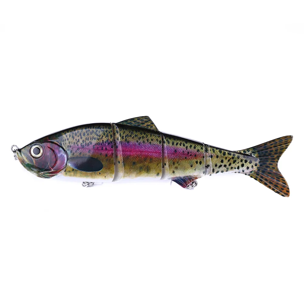 Рыболовная приманка HENGJIA 25 см 146g реалистичные Мульти шарнирные 4 segement Щука swimbait