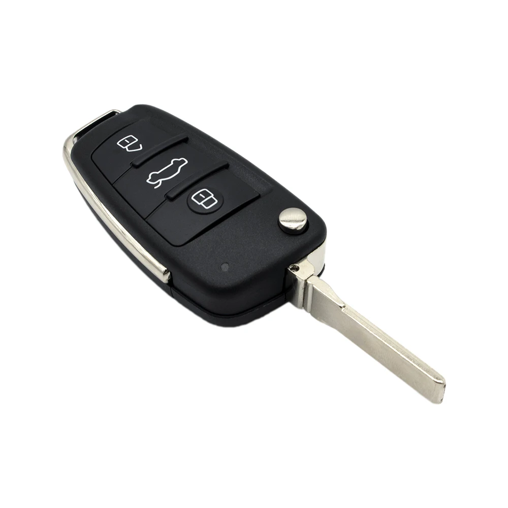 Брелок для автомобильного ключа LISCN раскладной чехол с 3 кнопками Audi A2 A3 A4 A6 A6L A8 S5 Q7