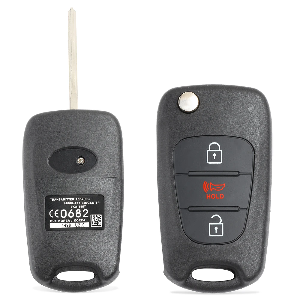 KEYECU для Kia Rio 2012-2014 Soul 2010-2013 корпус автомобильного ключа с дистанционным