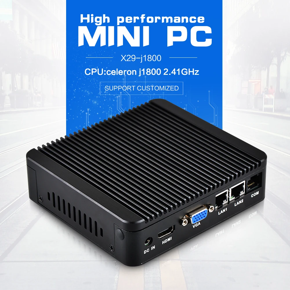 Горячая распродажа Linux нью-кну пк wintel коробка x29 j1800 поддержка ос Ubuntu | Компьютеры и