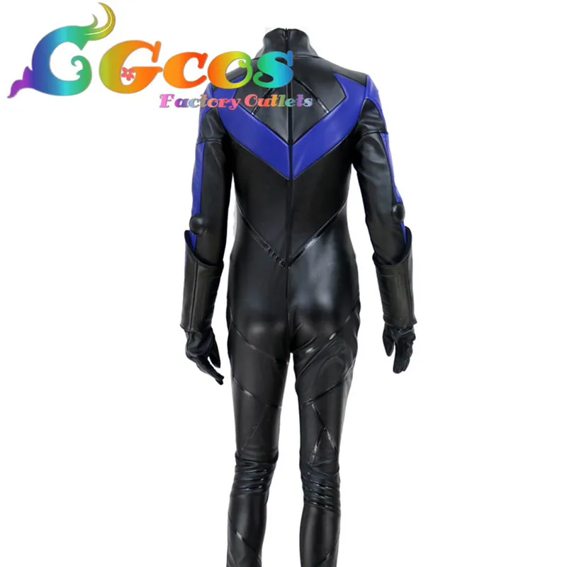 CGCOS Batman: Arkham City Nightwing женский стиль Косплей PU Модный комбинезон для взрослых