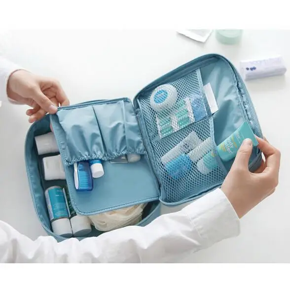 6 цветов дорожная косметичка сумки для хранения Водонепроницаемая молния