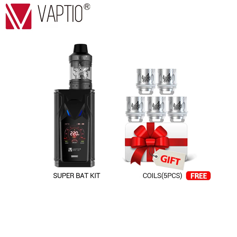 Vape комплект электронных сигарет 220 W для вейпера VAPTIO супер BAT Комплект Внешний 18650*2
