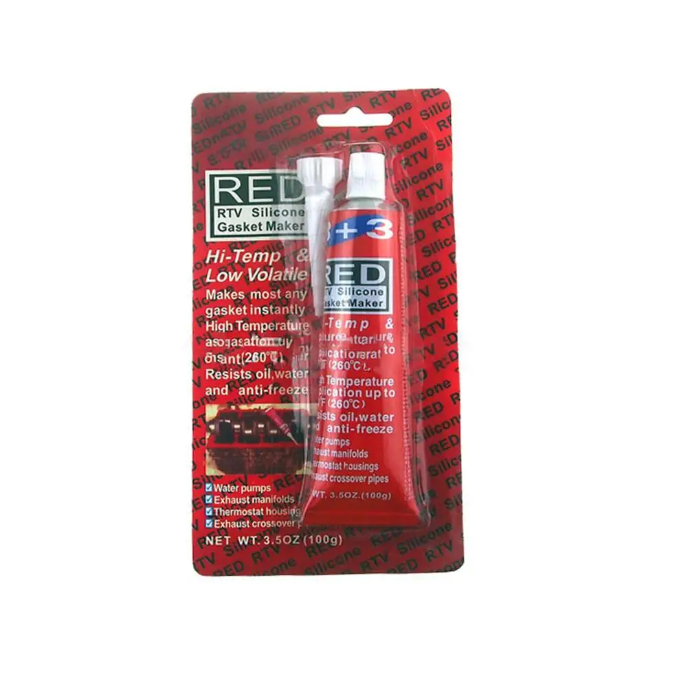 Высокотемпературный герметик для автомобильного двигателя 100 г устойчивый