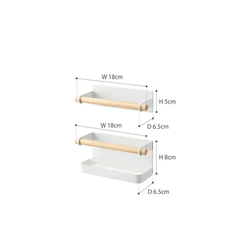 

1Set Nordic style Iron Wood Magnet Storage Racks Wall Mounted Folding Umbrella Stand Home Storage Shelf Bathroom Organizer Shelf