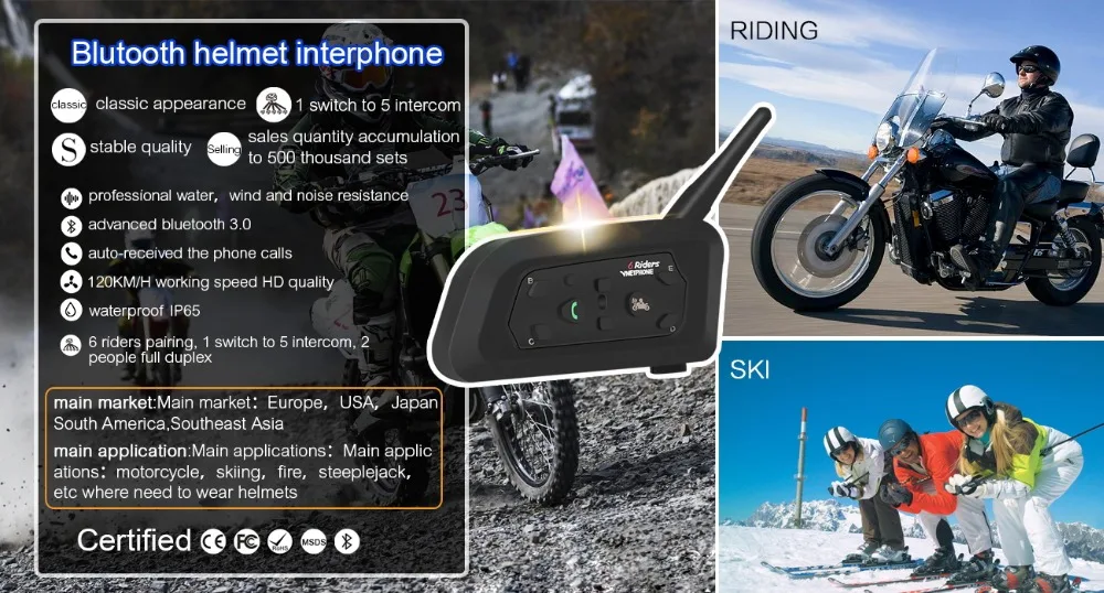 2 комплекта ejeas гарнитура BT шлем домофон Bluetooth Интерком Multifunctio E6 мотоциклетный домофон VOX для 6 всадников 1200 м коммуника