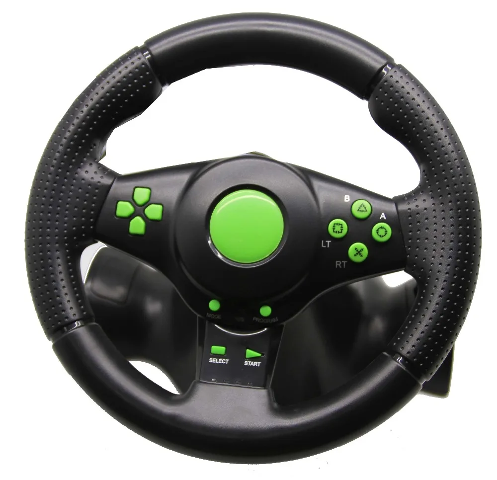 2018 проводной USB Вибрация отзывы racing wheel для ps3 рулевое колесо работы xbox 360/PS2/PS3/ PC (3 в