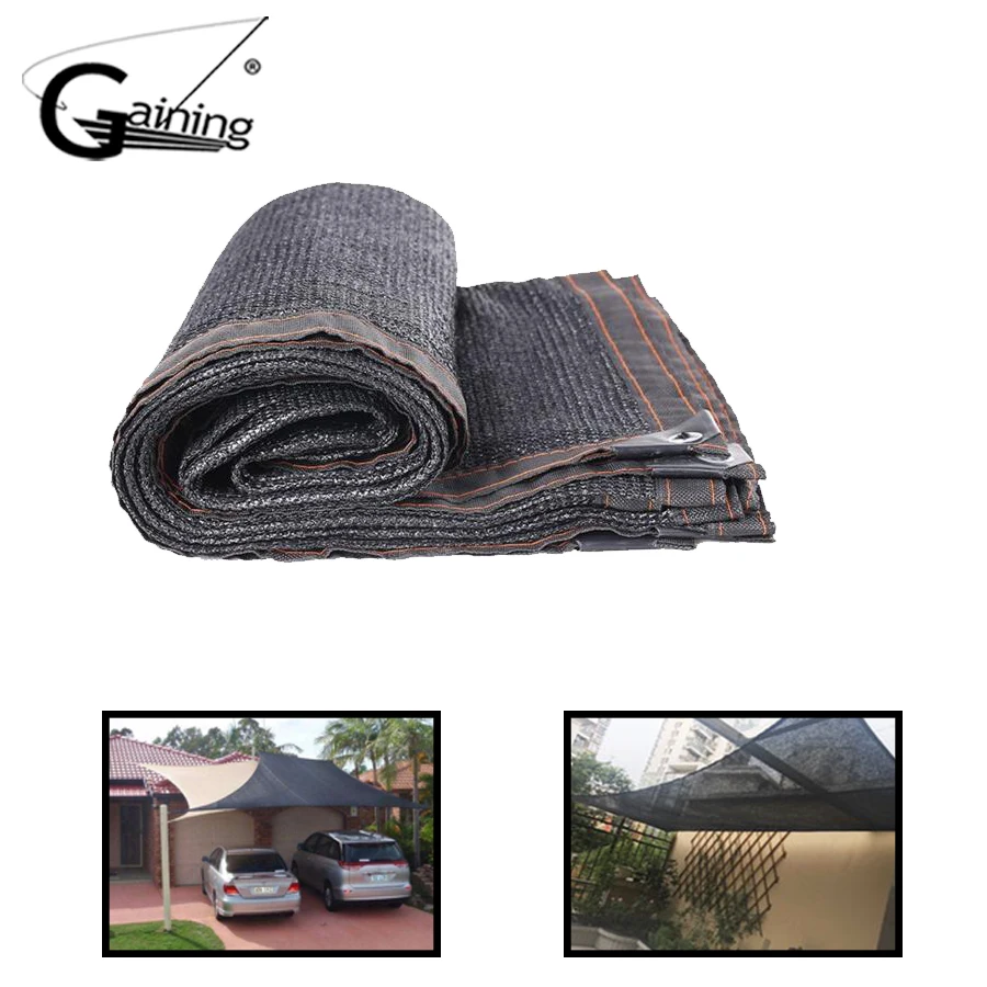 

Black Anti-UV Sunshade Net Outdoor Garden Sunscreen Sunblock Shade Cloth Net Plant Greebhouse Cover Car Cover 80% Shading Rate
