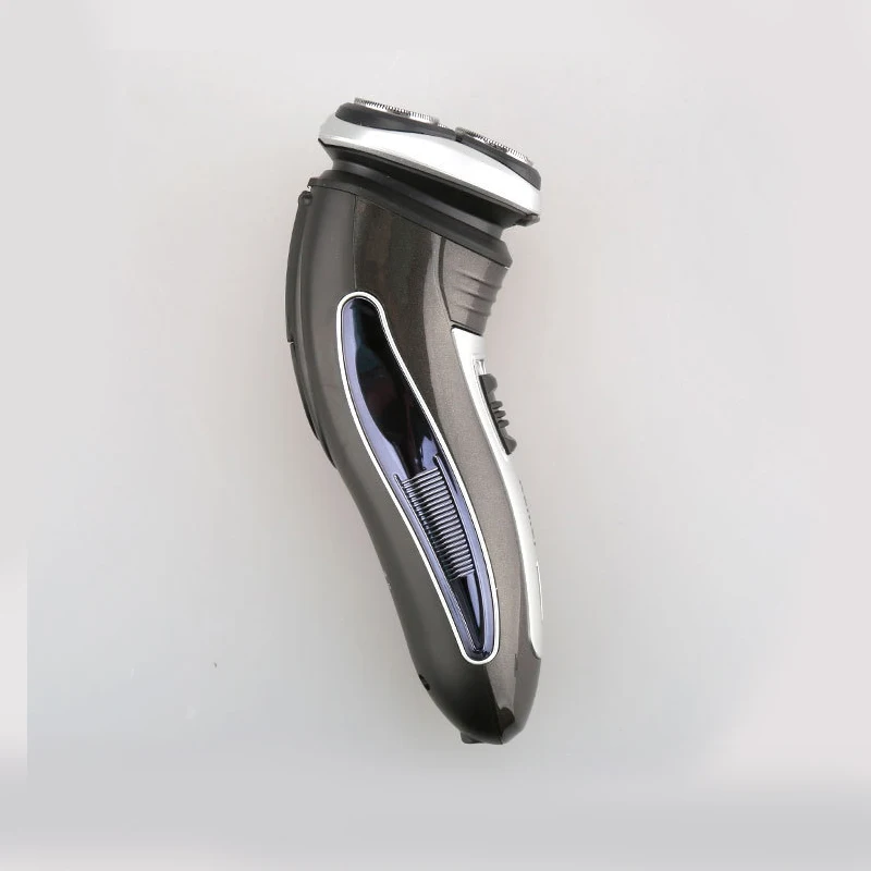 Перезаряжаемая электробритва 3D с тройным плавающим лезвием беспроводная бритва