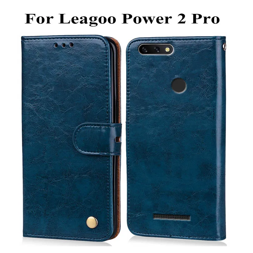 Чехол-книжка с бумажником для Leagoo power 2 Pro чехол телефона задняя крышка 5 &quot100%