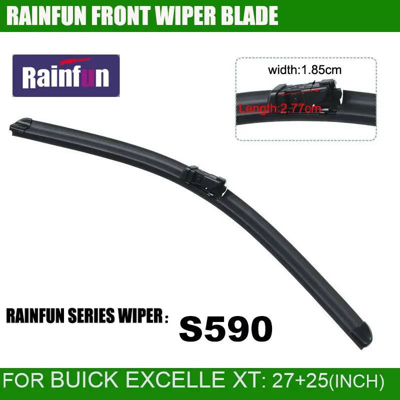 Щетка стеклоочистителя RAINFUN S590 27 + 25R для Buick Excelle XT Лидер продаж стеклоочиститель