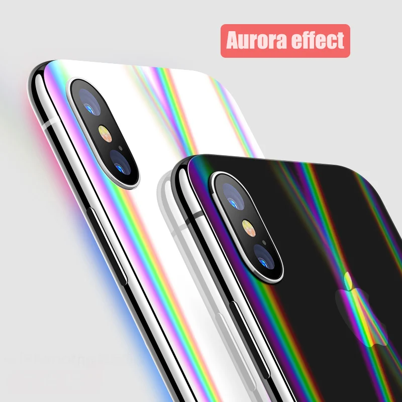 BFOLLOW Aurora Мягкая задняя пленка для iPhone 11 Pro Max 7 8/7 8 Plus/X XS MAX Защита от царапин для iPhone 10