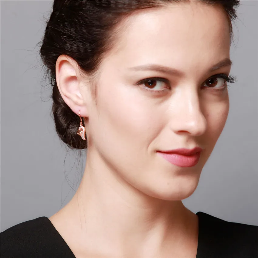 Милые серьги-подвески Almei в виде лисы для женщин и детей аниме серьги цвета