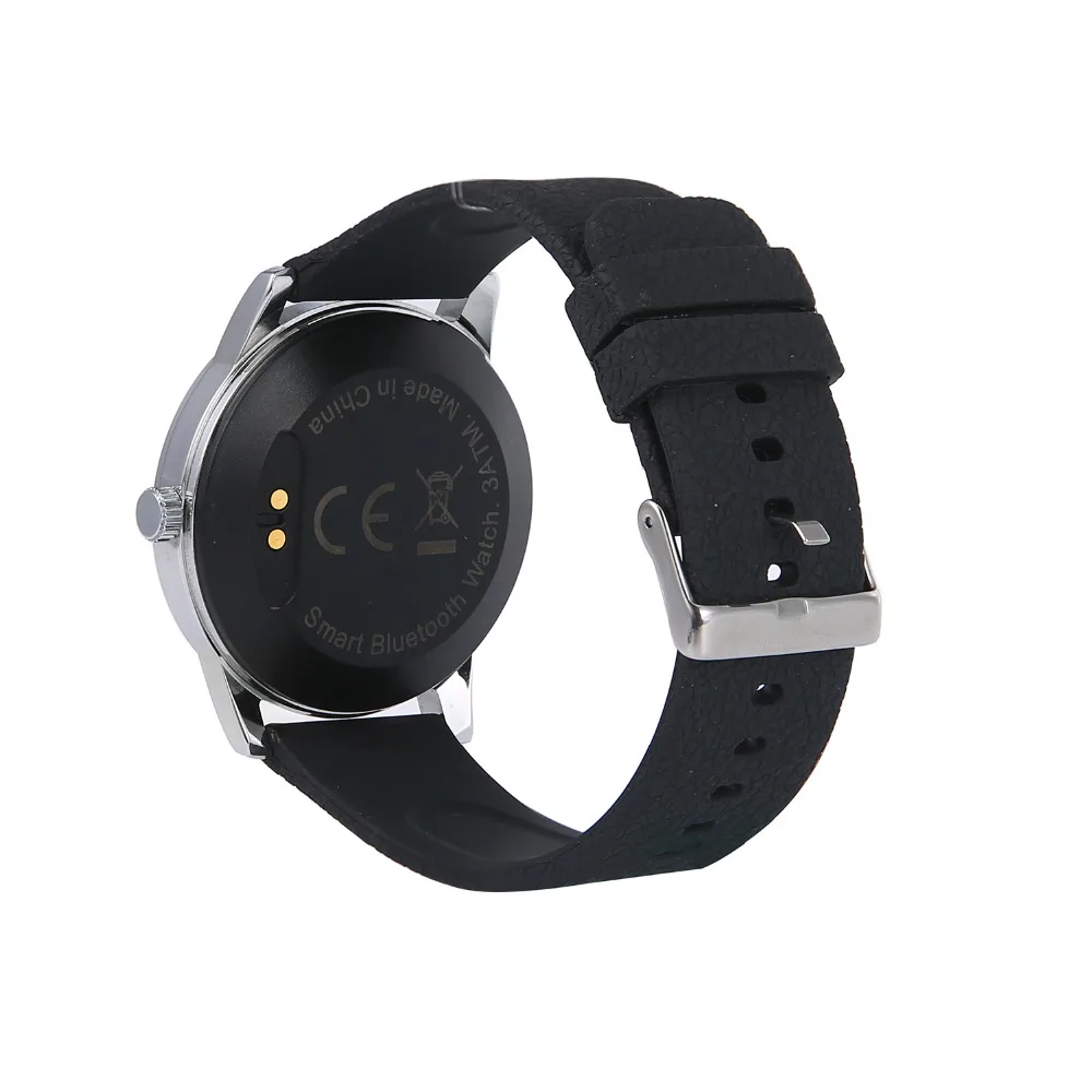 Leegoal обновления S68 круглый экран Bluetooth свет Смарт кварцевые часы IP68