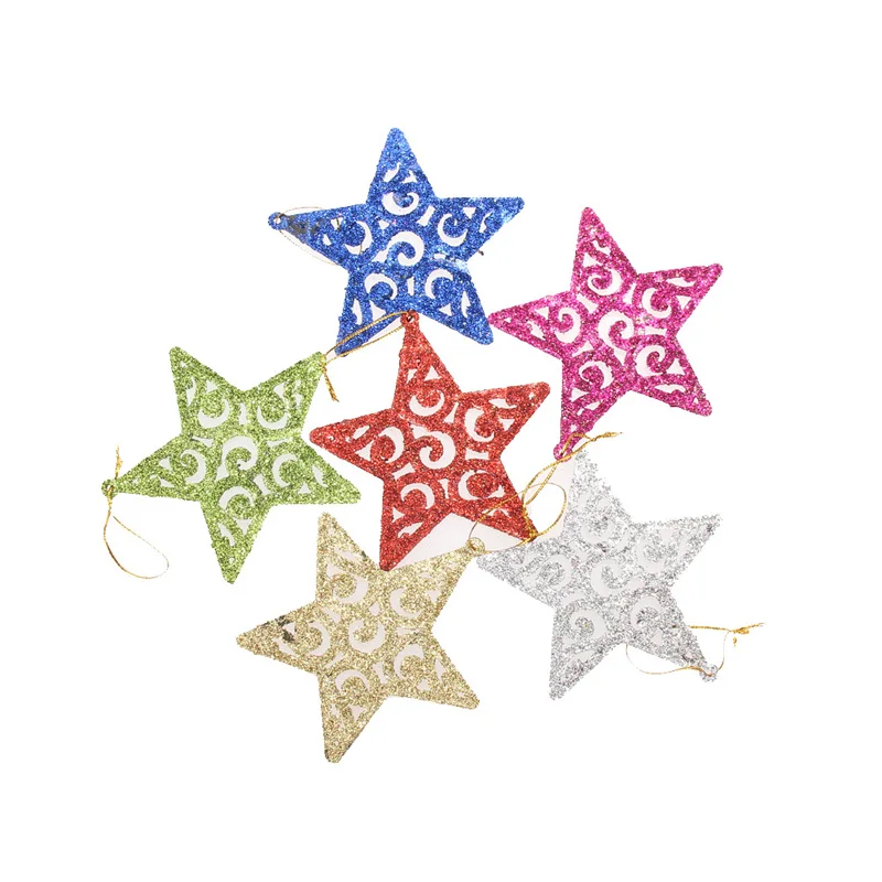 Новый дизайн 6 шт Пять звезд в форме рождественской елки украшения для вечеринки