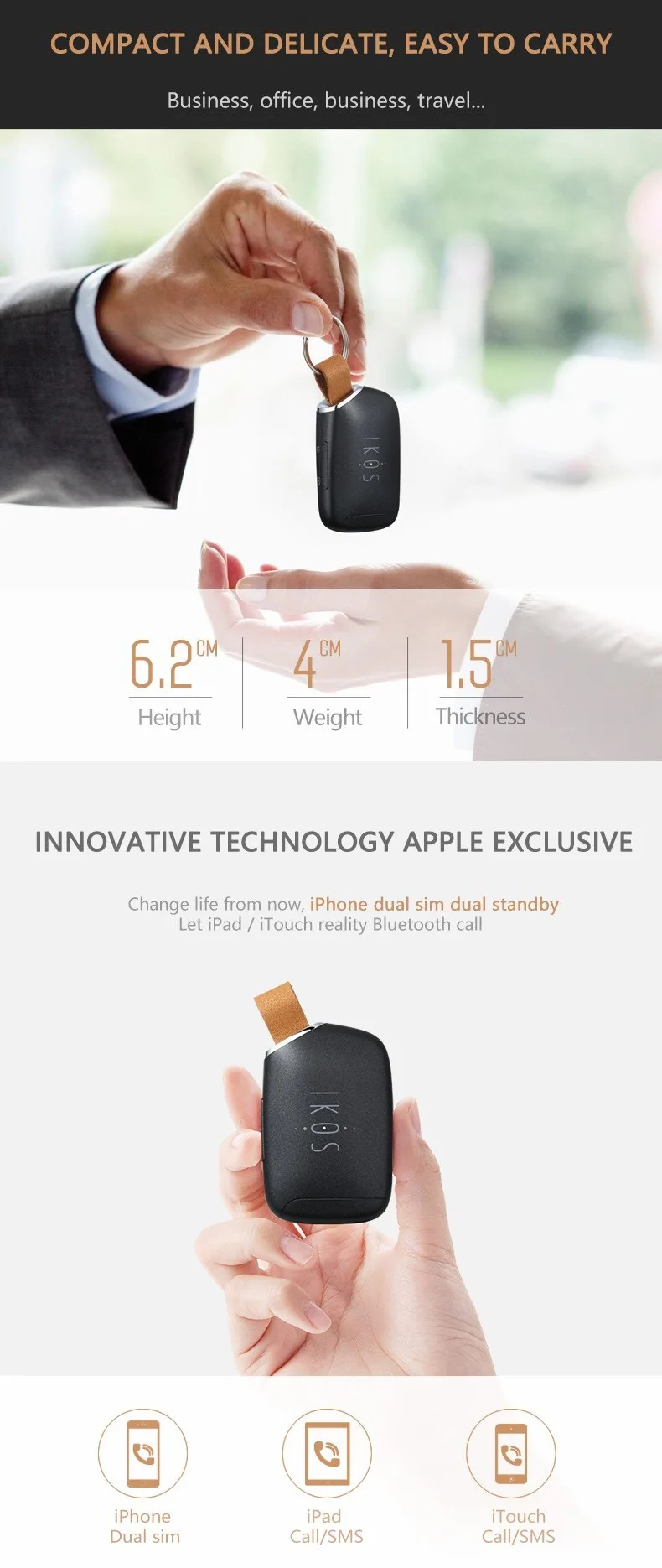 IKOS две активные sim-карты адаптер для iPhone 6 7 8 X XS MAX две sim-карты Bluetooth резервный адаптер для iPod iPad без джейлбрейка