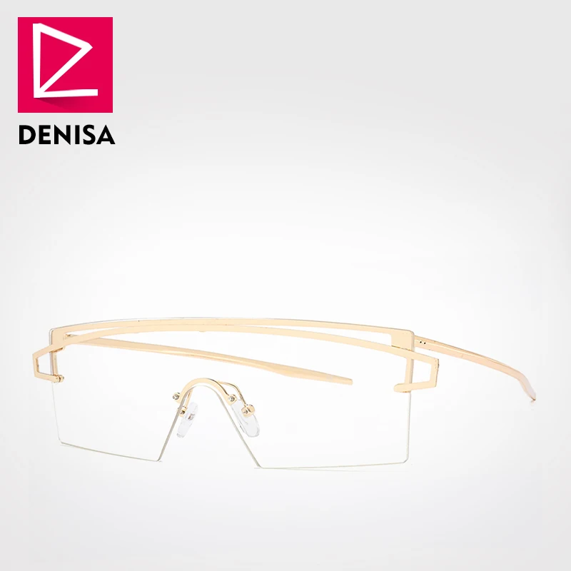 Мужские солнцезащитные очки в стиле ретро DENISA большие для вождения UV400 модель G18026