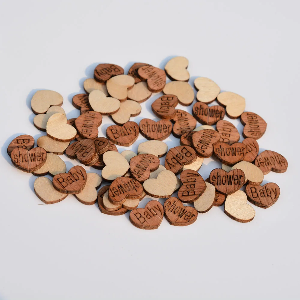 50 шт./лот деревянные и пластиковые прозрачные сувениры для детского душа