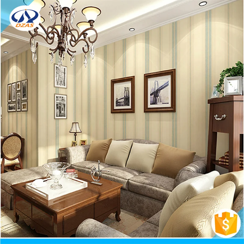 

Wallpaper Modern Chinese simple stripe non-woven hotel wallpaper DZAS-WH wallpaper