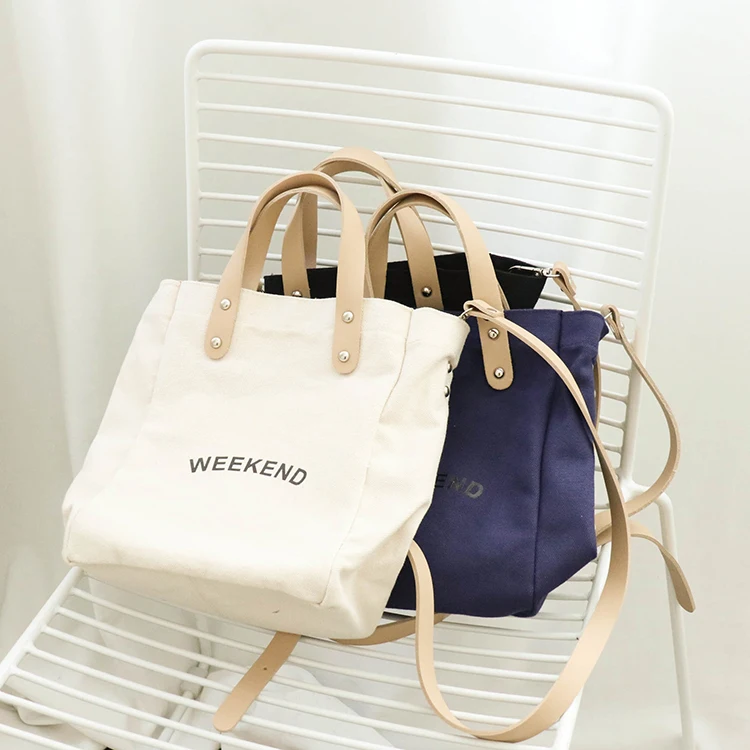 Холщовая Повседневная Сумка тоут для подростков Faric повторно используемая