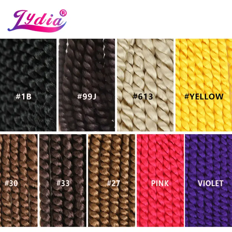 Лидия для женщин крючком защелки коробка крючков оплетка волос 20 &quot3 шт/партия