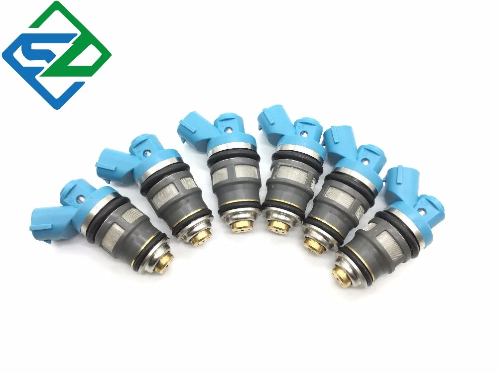 6 шт. Топливные форсунки для Toyota dyna hiace Van Hilux Qualis t.u.v 1RZE 2.0L 23250-75070 2325075070 23209-79115 2320979115 |