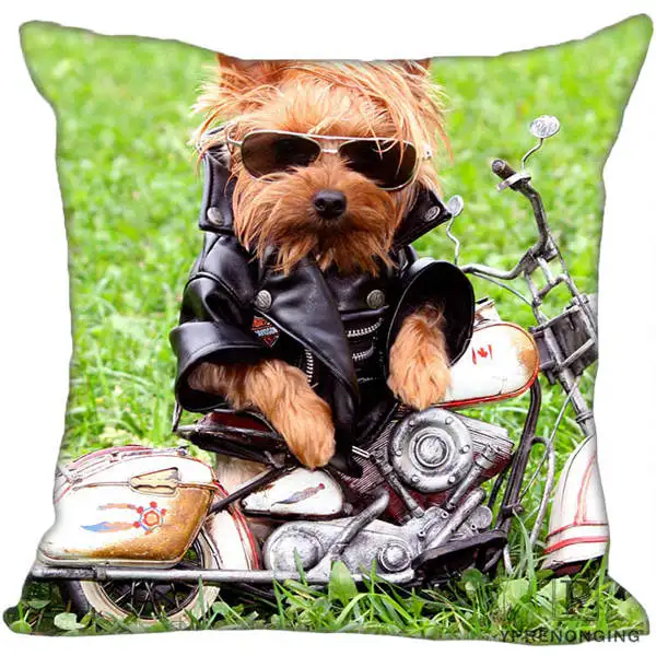 Square Pillowcases Декоративная Наволочка на заказ, йоркширский терьер, квадратная Наволочка на молнии, наволочки 35X35,40x40,45x45 см(одна сторона) 180516-14 - Цвет: Square Pillowcases