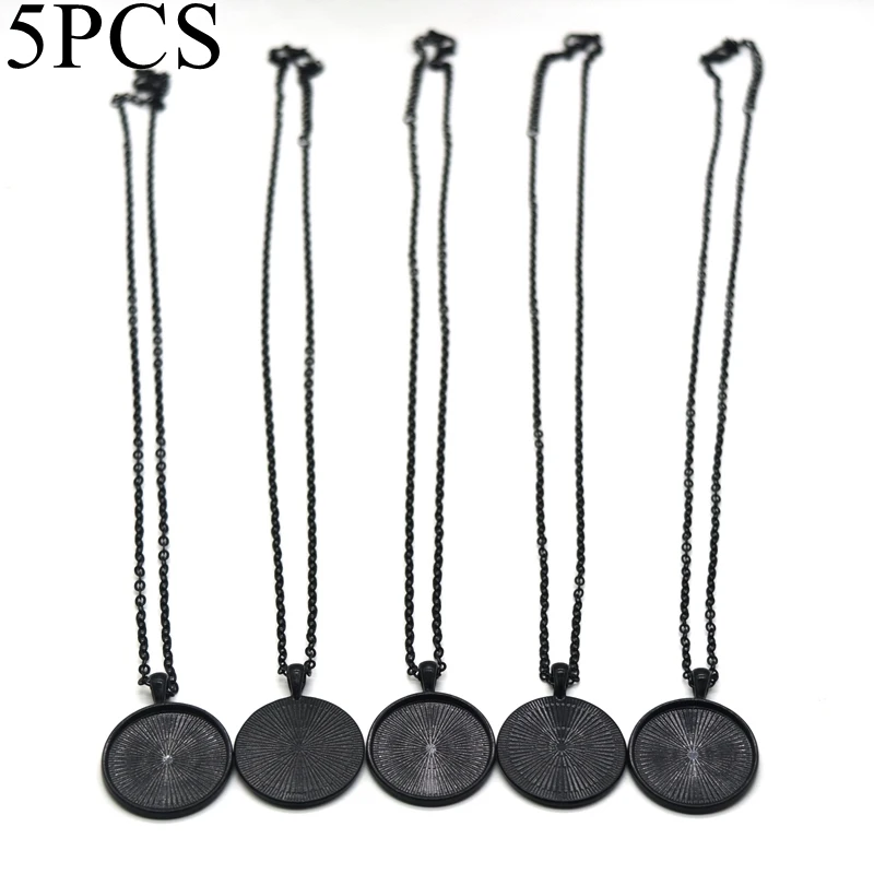 5 шт./лот модная сделай сам 25 мм бижутерия со стеклянными кабошонами базовый лоток