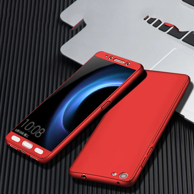 GXE 360 градусов Защита ударопрочный чехол для OPPO R9S R9SPlus жесткий пластик полный
