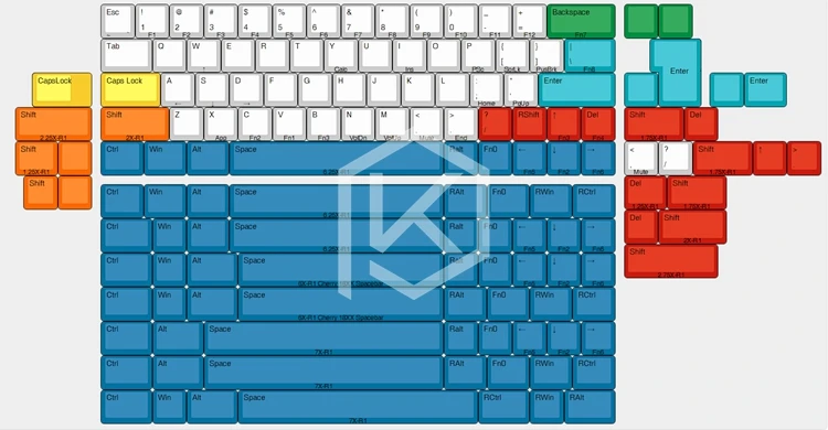 Xd60 xd64 пользовательские механическая клавиатура комплект до tp 64 клавиши поддерживает TKG-TOOLS Underglow RGB PCB GH60 60% запрограммирован gh60 kle