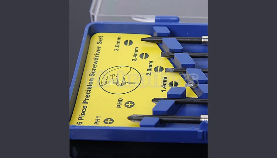 Набор прецизионных мини-отверток 6 в 1 отвертка комбинированная упаковка