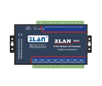 zlan6802 rs485 8 channels di ai do rs485 modbus io module rtu data collector remote controller board module