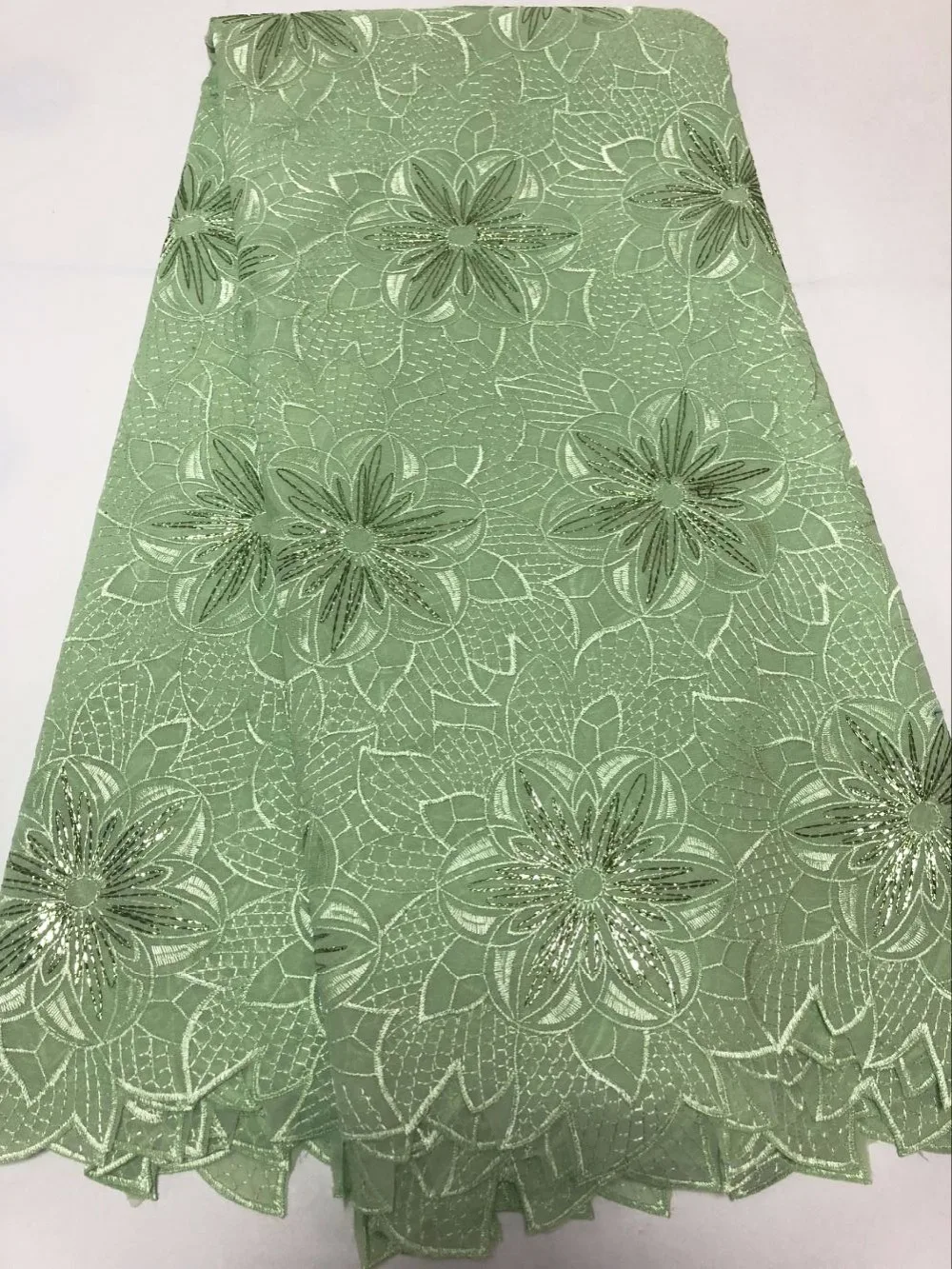 Newest Soft Swiss Voile Lace In Switzerland Latest Embroidered Eyelet African Nigerian Dry Fabric CH003 | Дом и сад