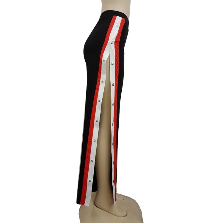 Повседневные летние женские брюки с широкими штанинами высокой талией боковой