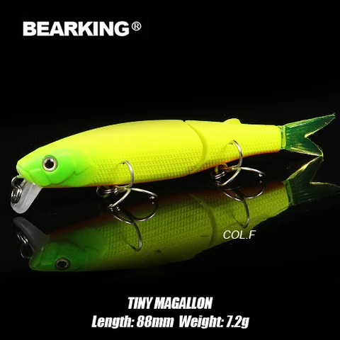 Bearking 2019 A+ Lures de pesca Magallon Family 113mm 16G 113mm 13,7g 88mm 7,2g Minnow manivela quente isca de modelo