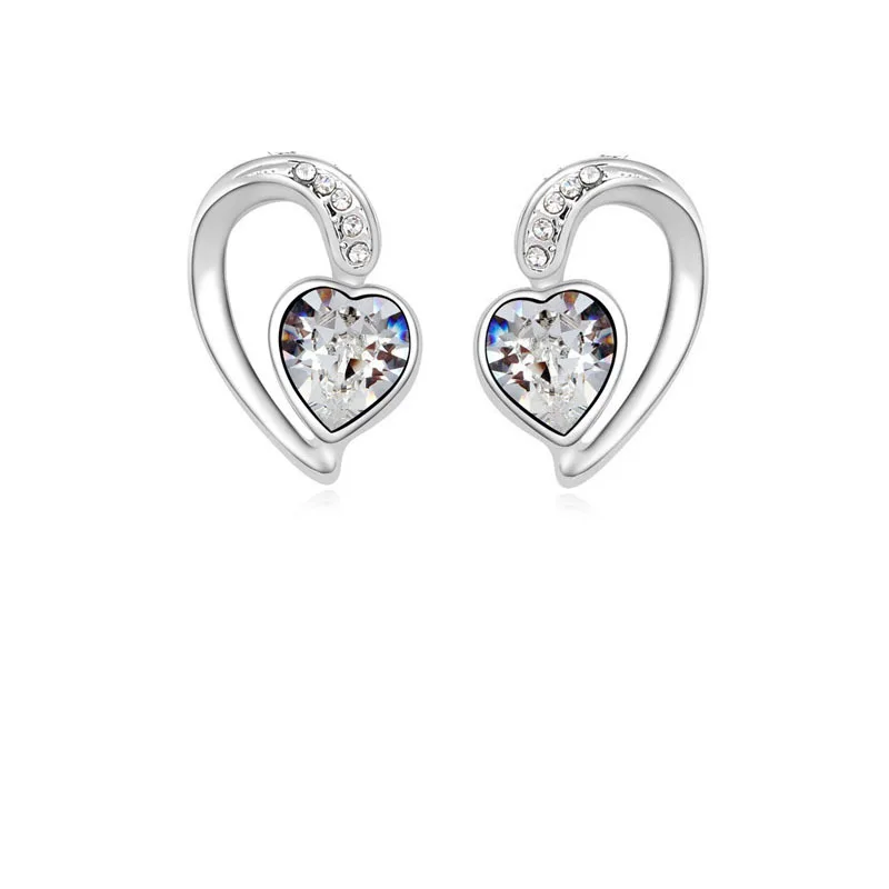 Женские серьги-гвоздики с австрийским кристаллом | Украшения и аксессуары