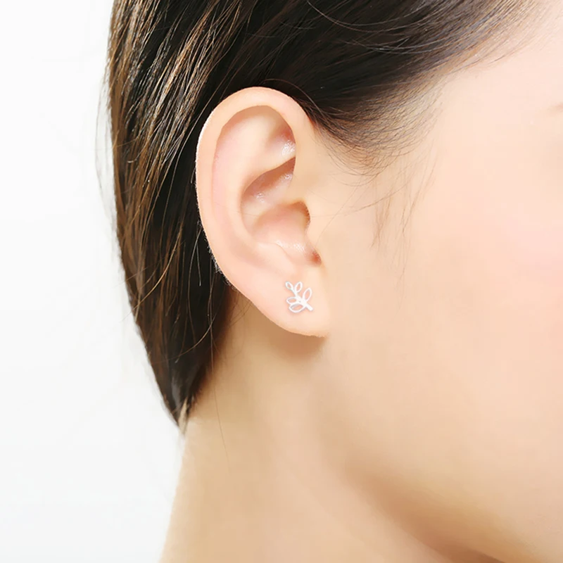 Серьги-гвоздики в виде птицы для девочек дерево и серьги неправильной формы