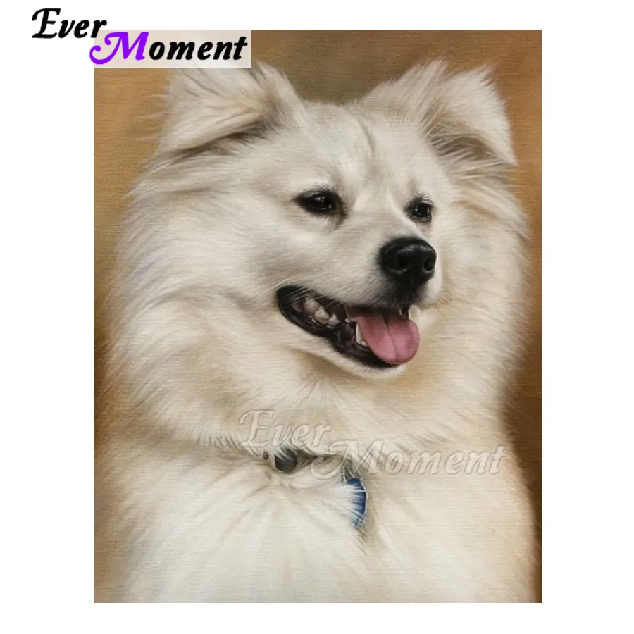 Алмазная живопись с изображением собаки | Дом и сад