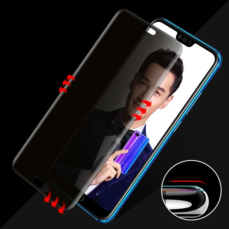 EXUNTON для huawei P20 P20 Pro P20 Lite Гидрогелевая пленка Мягкая анти-шпионская Антибликовая полная защита экрана Защитная пленка