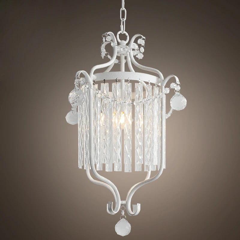 Светодиодные белые хрустальные люстры современные в европейском стиле для