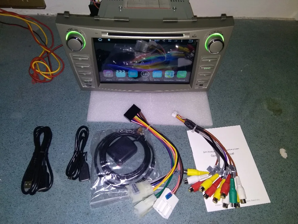 Автомобильный DVD плеер 7 дюймов 4 Гб ОЗУ Android 8 0 1 для Toyota Camry Aurion 2006 2011 стереозвук ПК
