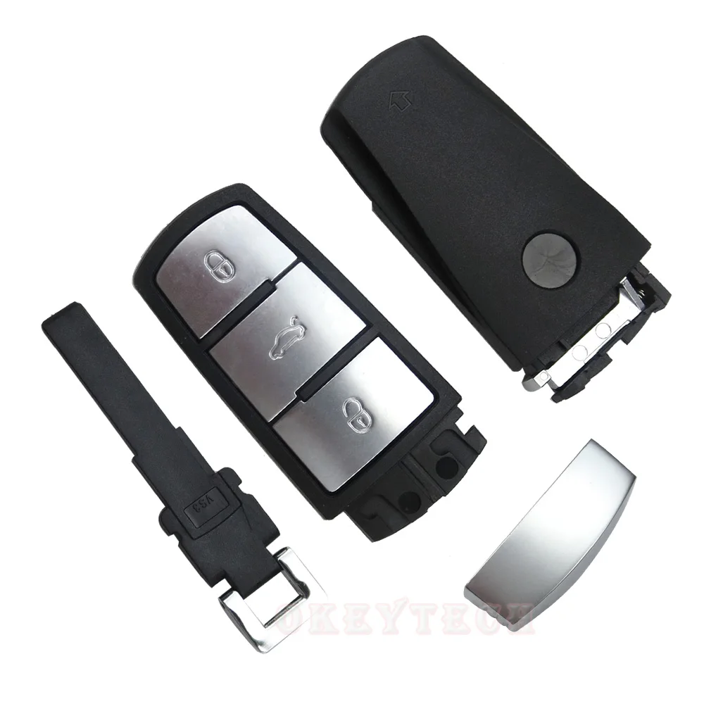 OkeyTech 3 кнопки Автомобильный Дистанционный ключ 3C0 959 752 BA для VW Magotan Passat CC 2005 2006 2007 2008