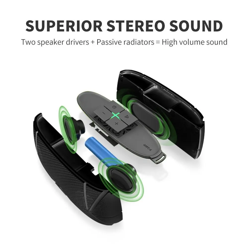 Meidong MD-05 Портативный Мини Bluetooth динамик беспроводной музыкальный звук бас сабвуфер громкий динамик s для смартфона ноутбука