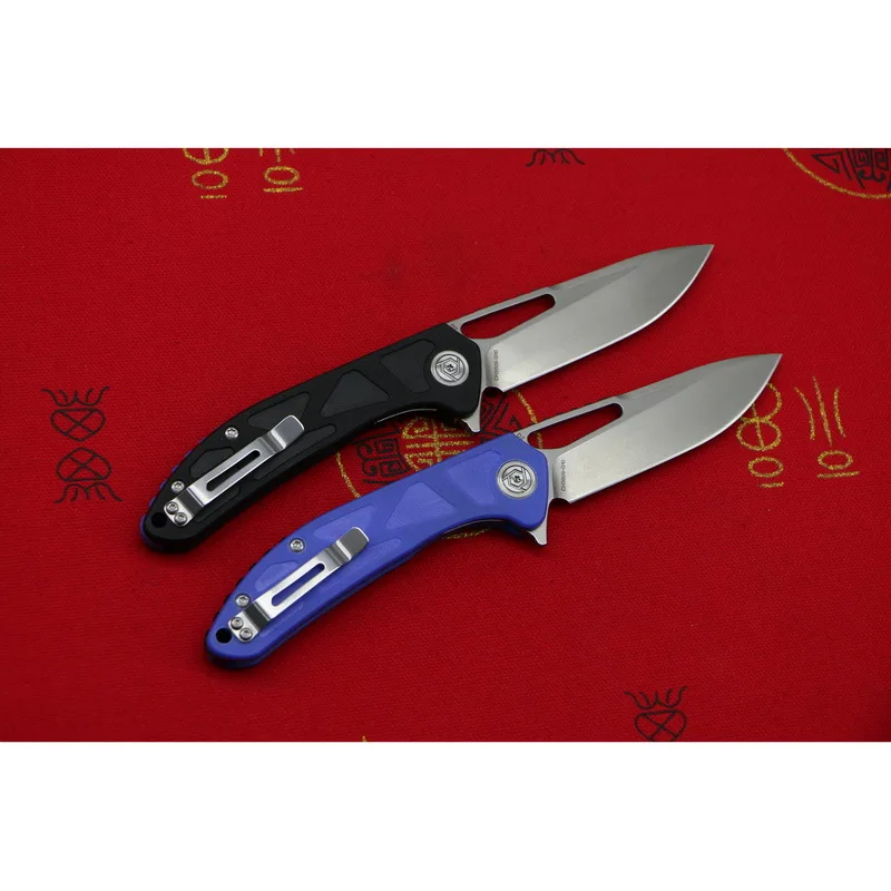 Складной нож CH CH3509-G10 Flipper с лезвием из D2 стали, ручкой из G10 материала, шарикоподшипником, утилитарным предназначением для активного отдыха на природе и тактических задач на каждый день.