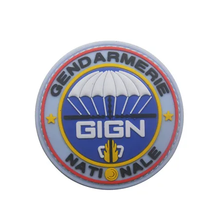 ПВХ французский жандармерия GIGN Национальный французский патчи военный тактический патч боевой нашивка на нарукавную повязку спецназа для куртки - Цвет: as picture1