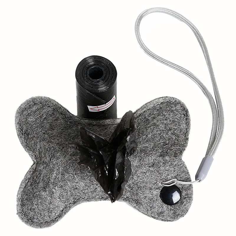 Outdoor Portable Poop Bag Holder Cute Animal Shape Dog Waste Bags Easy Degradable Pet Dispenser Cleaning Products|Совки и мешочки для