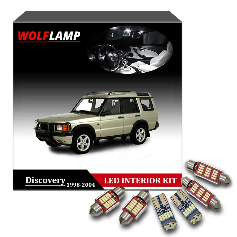 Wolflamp 13 шт. белые светодиодные с Canbus интерьерный автомобильный светильник s для