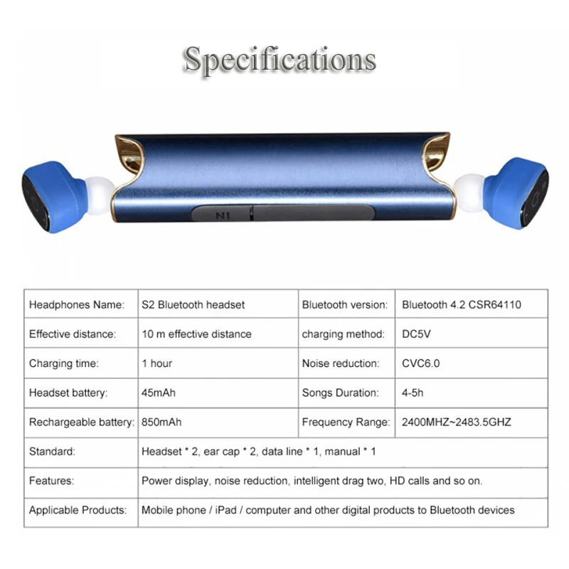 MagiftS2 TWS Bluetooth наушники CVC6.0 с шумоподавлением IP67 CSR портативная беспроводная